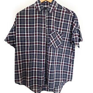 Madewell Oversized Plaid Courier Shirt - Fits like SM!
